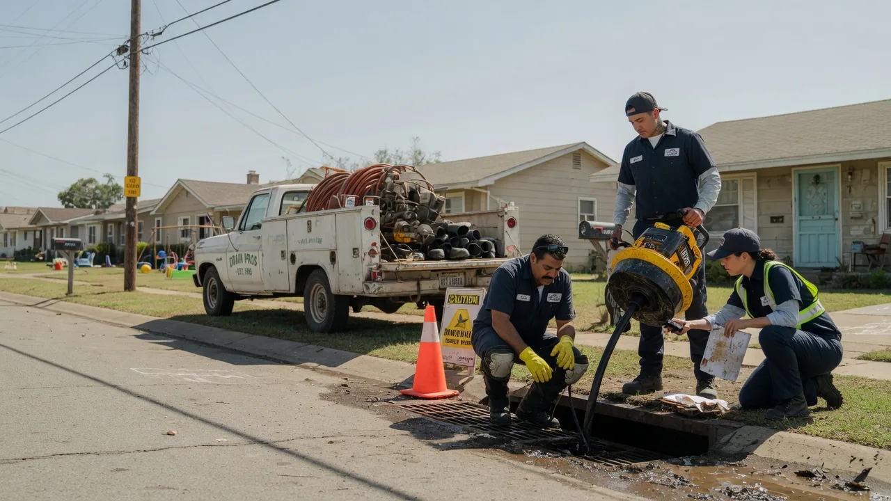 Drain Cleaning in Broaddus, TX near me